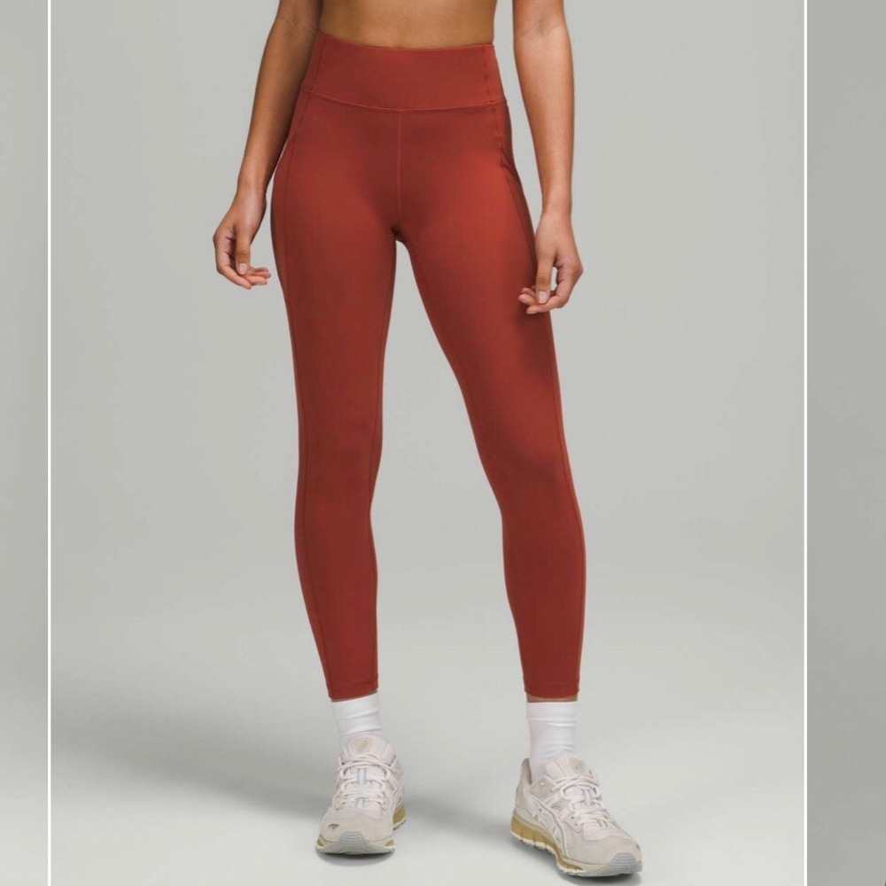 Lululemon Invigorate High-Rise Tight 25 Cayenne Size6